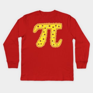 Pizza pi Kids Long Sleeve T-Shirt